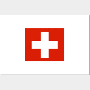 Swiss Flag Posters and Art